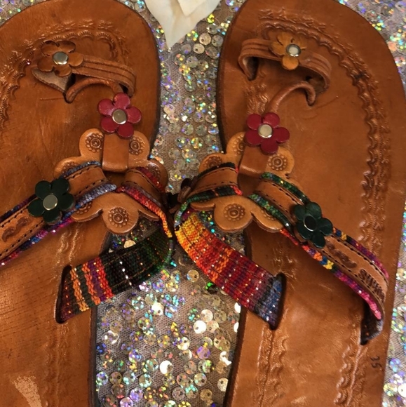 Sandals Flip Flops New Shoes For Women Casual Leather Comfortable Summers - Picture 5 of 8